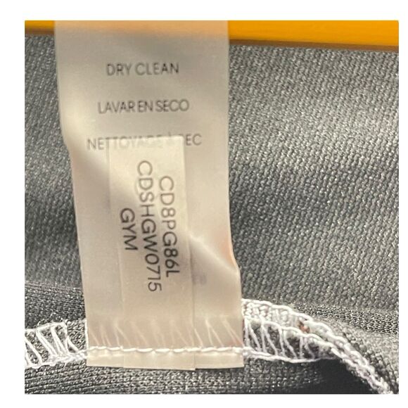 Calvin Klein Women’s Size 12 Smoke Gray Red Floral Sheath Dress Elegant Workwear - Picture 8 of 8